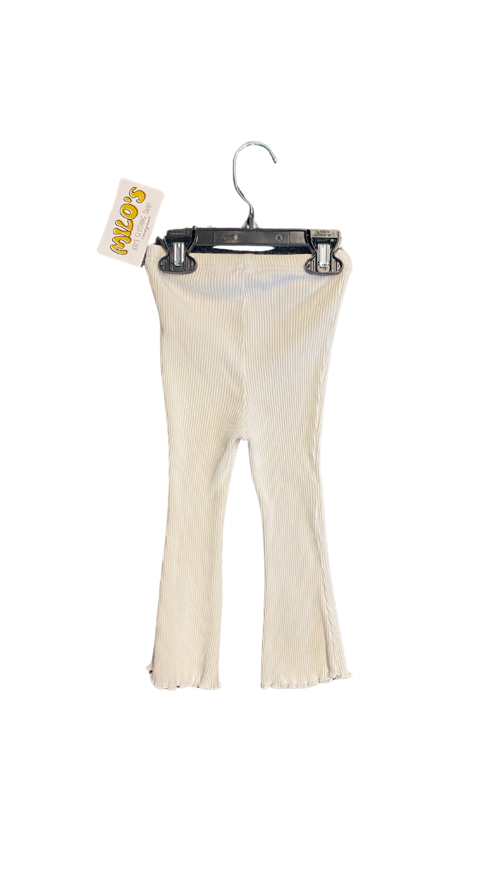 White Shein Flare Pant, 2/3